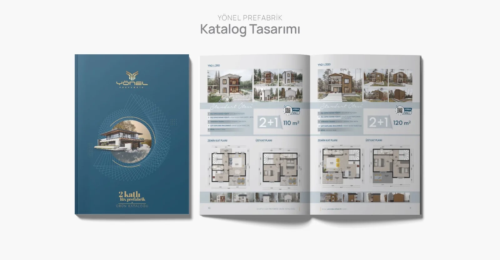 Yönel Prefabrik Katalog Tasarımı